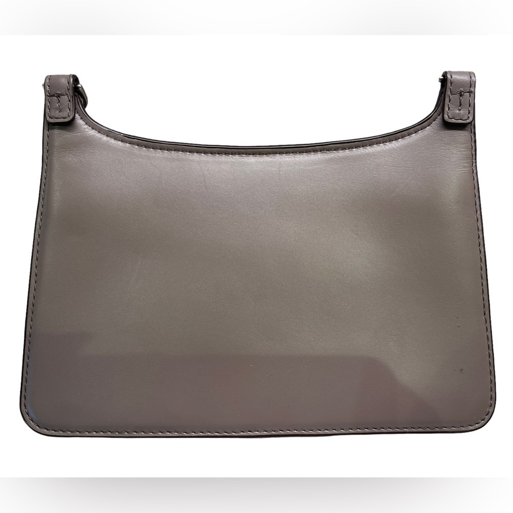 Michael Kors - nice leather Taupe / silver - crossbody handbag - like new - Picture 4 of 10